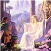 Image 2 : "The Gift Of Galadriel" Limited Edition Giclee on Canvas by Greg Hildebrandt! Numbered and Hand Sign