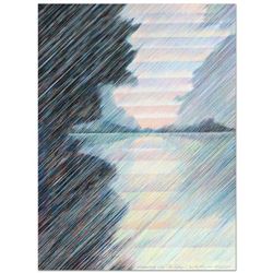 "Morning on the Seine" Limited Edition Serigraph by Marcus Uzilevsky, Numbered and Hand Signed with 