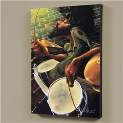 "Break Beat Fever" LIMITED EDITION Giclee on Canvas (24" x 36") by David Garibaldi, E Numbered and S