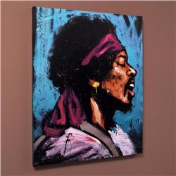  Jimi Hendrix (Bandana)  Limited Edition Giclee on Canvas (28  x 35 ) by David Garibaldi, Numbered a