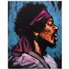 Image 3 : "Jimi Hendrix (Bandana)" Limited Edition Giclee on Canvas (28" x 35") by David Garibaldi, Numbered a