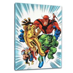 "Avengers #1 1/2" Limited Edition Giclee on Canvas by Bruce Timm and Marvel Comics, Numbered with Ce