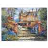 Image 1 : "Castle in the Woods" Limited Edition Lithograph by Anatoly Metlan, Numbered and Hand Signed with Ce