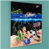 Image 1 : "Sand Bar 1" LIMITED EDITION Giclee on Canvas (28" x 35") by Michael Godard, CS Numbered and Signed 