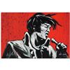 Image 3 : "Elvis Presley (Revolution)" LIMITED EDITION Giclee on Canvas by David Garibaldi, Numbered from Mini