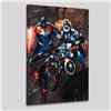 Image 1 : "Captain America Corps #2" LIMITED EDITION Giclee on Canvas by Phil Briones and Marvel Comics, Numbe