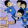 Image 2 : "The Beatles: In Air" Limited Edition Sericel Recreated From The Beatles Saturday Morning Cartoon Se