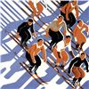 Image 2 : "Sports D'Hiver" Hand Pulled Lithograph (24" x 39") by the RE Society, Image Originally by Eric De C