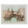 Image 1 : "Chioggia" LIMITED EDITION Lithograph by Edna Hibel (1917-2014), Numbered and Hand Signed with Certi