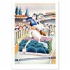 Image 1 : "Equestrian" Limited Edition Lithograph By Yuval Mahler, Numbered and Hand Signed with Certificate o