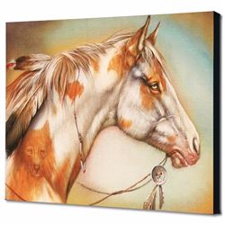 "Dreamer Horse" Limited Edition Giclee on Canvas by Martin Katon, Numbered and Hand Signed with Cert
