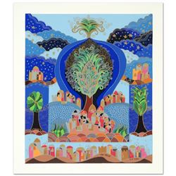"Tree of Life" Limited Edition Serigraph by Ilan Hasson, Numbered and Hand Signed with Certificate o