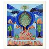 Image 1 : "Tree of Life" Limited Edition Serigraph by Ilan Hasson, Numbered and Hand Signed with Certificate o