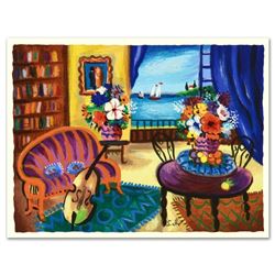 "Cello" Limited Edition Serigraph by Shlomo Alter, Numbered and Hand Signed with Certificate of Auth