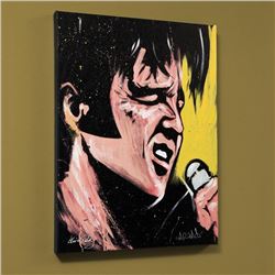 "Elvis Presley (68 Special)" LIMITED EDITION Giclee on Canvas by David Garibaldi, Numbered and Signe