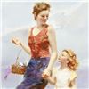 Image 2 : "Affection" LIMITED EDITION Artist-Embellished Giclee on Canvas by Pino (1939-2010)! AP Numbered and