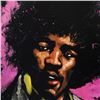 Image 2 : "Jimi Hendrix (Purple Haze)" LIMITED EDITION Giclee on Canvas (28" x 35") by David Garibaldi, Number