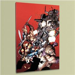 "Ultimate Avengers vs. New Ultimates #1" LIMITED EDITION Giclee on Canvas by Leinil Francis Yu and M