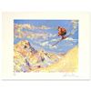 Image 1 : "The Sunset Skier" Limited Edition Serigraph by Paul Blaine Henrie (1932-1999), from a PP Edition an