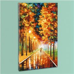 "Light of Autumn" LIMITED EDITION Giclee on Canvas by Leonid Afremov, Numbered and Signed with Certi