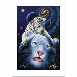 "White Tiger Magic" Limited Edition Giclee by William Schimmel, Numbered and Hand Signed by the Arti