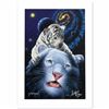Image 1 : "White Tiger Magic" Limited Edition Giclee by William Schimmel, Numbered and Hand Signed by the Arti