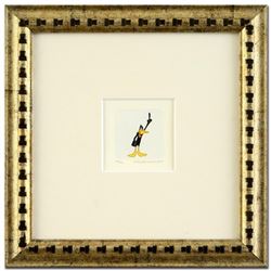 "Daffy Duck" Framed Limited Edition Etching with Hand-Tinted Color (Dated 1999)!-#4238