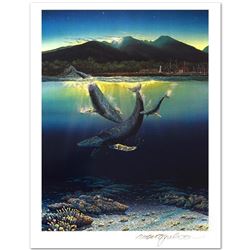 "Two Worlds" Limited Edition Mixed Media by Robert Lyn Nelson! Numbered and Hand Signed with Certifi