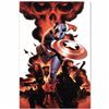 Image 3 : "Captain America #1" LIMITED EDITION Giclee on Canvas by Steve Epting and Marvel Comics, Numbered wi