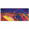 Image 1 : "Cool Cat By Matt" Limited Edition Hand Pulled Original Lithograph By Matt Rinard, Numbered and Hand