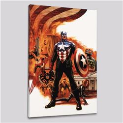 "Captain America #41" LIMITED EDITION Giclee on Canvas by Steve Epting and Marvel Comics, Numbered w