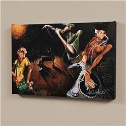 "The Get Down" LIMITED EDITION Giclee on Canvas (36" x 24") by David Garibaldi, E Numbered and Signe