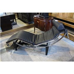 DESIGNER BLACK LEATHER CHAIR