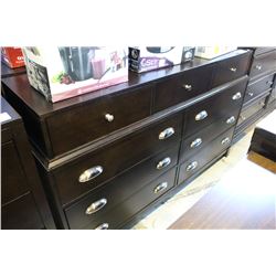 9 DRAWER DRESSER WITH MIRROR