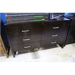 6 DRAWER DRESSER WITH MIRROR