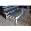 Image 1 : BEVELED GLASS COFFEE TABLE