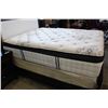 Image 2 : QUEEN SIZE SEALY STEARNS AND FOSTER PILLOW TOP MATTRESS AND BOXSPRING SET