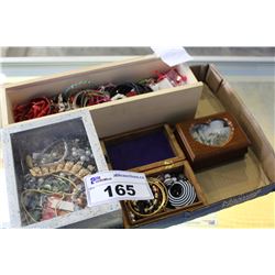 BOX OF COLLECTABLE COSTUME JEWELLERY