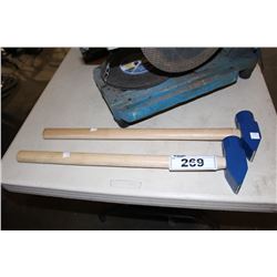 PAIR OF SMALL SLEDGE HAMMERS