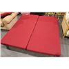 Image 2 : RED CONVERTIBLE SOFA BED