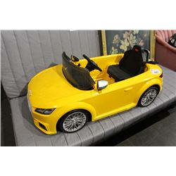 RADIO CONTROLLED RIDE ON AUDI TOY CAR - MISSING KEY