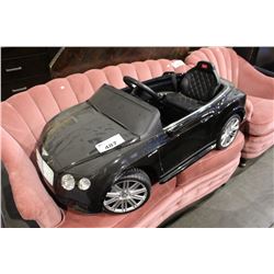 RADIO CONTROLLED RIDE ON BENTLEY TOY CAR - MISSING KEY