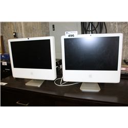 PAIR OF APPLE COMPUTERS