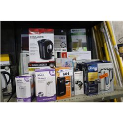 SHELF LOT OF SMALL APPLIANCES