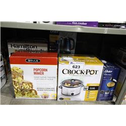 SHELF LOT OF SMALL APPLIANCES