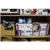 Image 1 : SHELF LOT OF NEW PRODUCTS INCLUDING LATEX GLOVES, TENSOR BANDAGES AND MORE