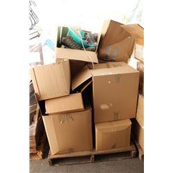 PALLET LOT OF MISC STORAGE LOCKER GOODS