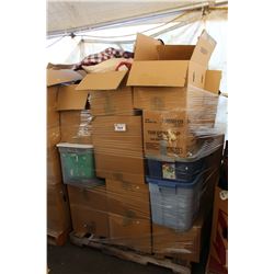 PALLET LOT OF STORAGE LOCKER GOODS