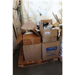 PALLET LOT OF STORAGE LOCKER GOODS