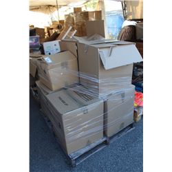 PALLET LOT OF MISC STORAGE GOODS